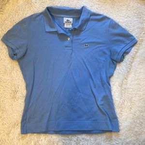 lacoste quater button up. size S.